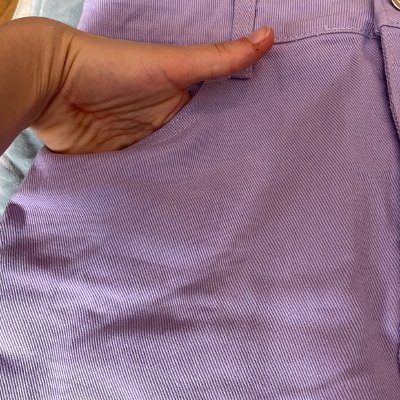 Forever 21 Lavender Denim Mini Skirt - Picture 6 of 9